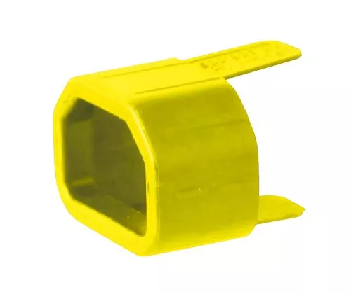 Щепселна втулка за C13, SecureSleeve, жълта